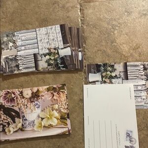 Floral Postcards Set